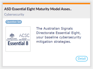 ASD Essential 8 maturity model