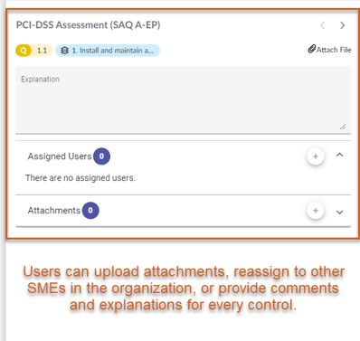 Assessment for PCI DSS standards 